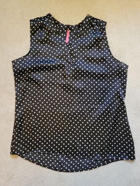 Ruby Ribbon Cabana Tunic - Black and White Dot